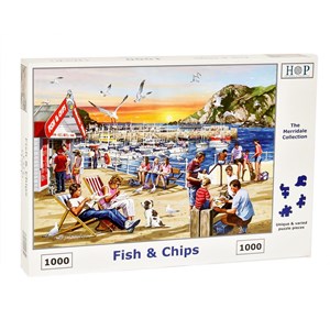 The House of Puzzles (4654) - "Fish & Chips" - 1000 brikker puslespil