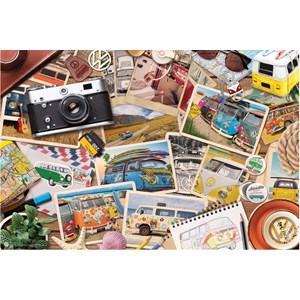 Eurographics (8551-5576) - "VW Road Trips" - 550 brikker puslespil