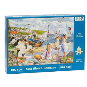 The House of Puzzles (4937) - "Sea Shore Breezes" - 500 brikker puslespil