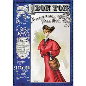 Piatnik (5525) - "Bon Ton Magazine Cover 1903" - 1000 brikker puslespil
