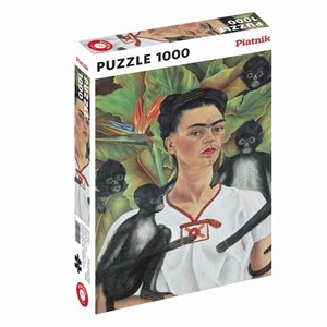 Piatnik (5509) - "Frida Kahlo, Self-portrait" - 1000 brikker puslespil