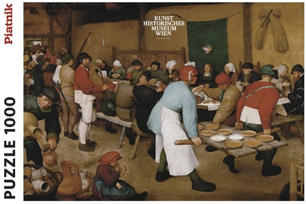 Piatnik (5483) - Pieter Brueghel the Elder: "Peasant Wedding" - 1000 brikker puslespil