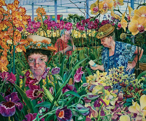 SunsOut (44272) - Susan Brabeau: "Orchids with Mantis" - 1000 brikker puslespil