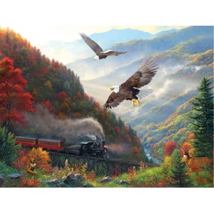 SunsOut (53135) - Mark Keathley: "Great Smoky Mountain Railroad" - 500 brikker puslespil