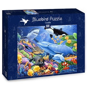Bluebird Puzzle (70084) - Jenny Newland: "Sealife" - 500 brikker puslespil