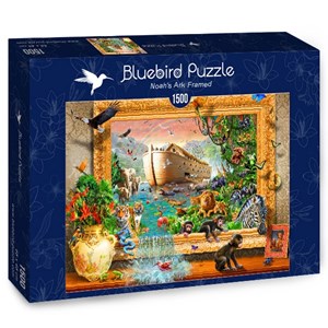 Bluebird Puzzle (70140) - Adrian Chesterman: "Noah's Ark Framed" - 1500 brikker puslespil