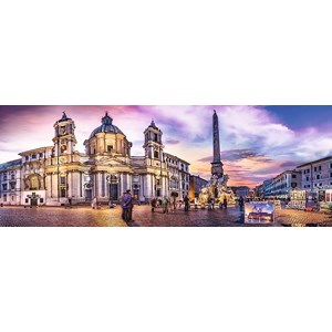 Trefl (29501) - "Piazza Navona, Rome" - 500 brikker puslespil