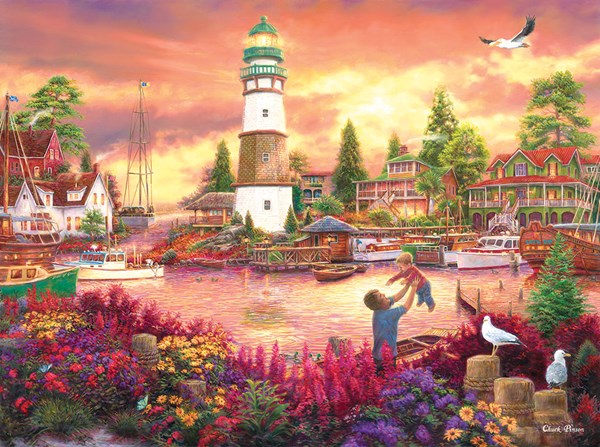 SunsOut (33749) - Chuck Pinson: "Love Lifted Me up" - 1000 brikker puslespil