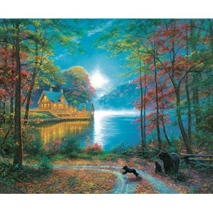 SunsOut (52805) - Mark Keathley: "Lakeside Dreams" - 1000 brikker puslespil
