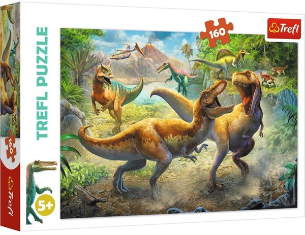 Trefl (15360) - "Dinosaurs" - 160 brikker puslespil