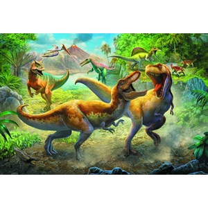 Trefl (15360) - "Dinosaurs" - 160 brikker puslespil
