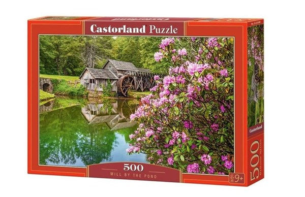 Castorland (B-53490) - "Mill by the Pond" - 500 brikker puslespil