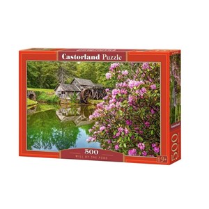 Castorland (B-53490) - "Mill by the Pond" - 500 brikker puslespil