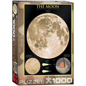 Eurographics (6000-1007) - "The Moon" - 1000 brikker puslespil