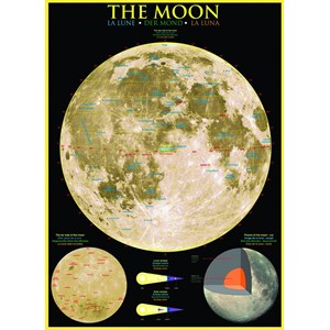 Eurographics (6000-1007) - "The Moon" - 1000 brikker puslespil