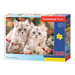 Castorland (B-222131) - "Persian Kittens" - 200 brikker puslespil