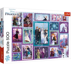 Trefl (37392) - "Frozen II" - 500 brikker puslespil
