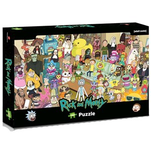 Winning Moves Games (39703) - "Rick and Morty" - 1000 brikker puslespil