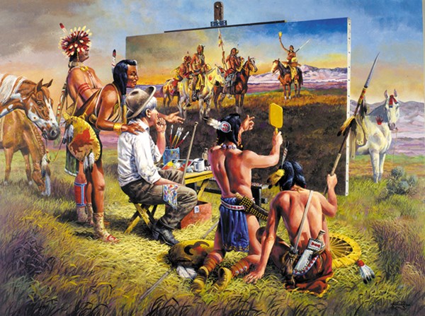 SunsOut (36009) - Don Crook: "A Brush with the Past" - 1000 brikker puslespil