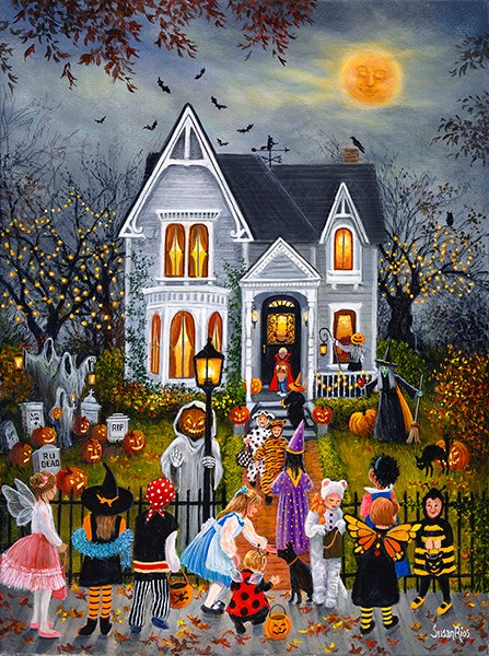 SunsOut (45430) - Susan Rios: "Scary Night" - 1000 brikker puslespil