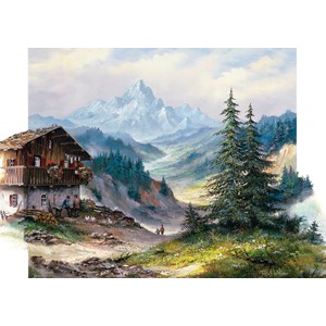 Art Puzzle (5187) - "Green Valley" - 1000 brikker puslespil