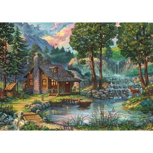Art Puzzle (4223) - "Fairytale House" - 1000 brikker puslespil