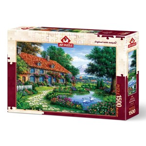 Art Puzzle (4551) - "The Garden" - 1500 brikker puslespil