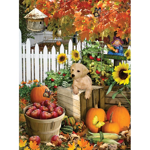 SunsOut (35140) - Lori Schory: "Harvest Puppy" - 300 brikker puslespil