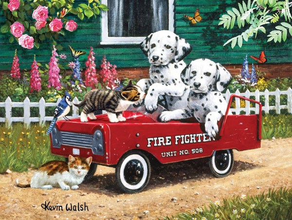 SunsOut (13321) - Kevin Walsh: "Fireman Friends" - 300 brikker puslespil