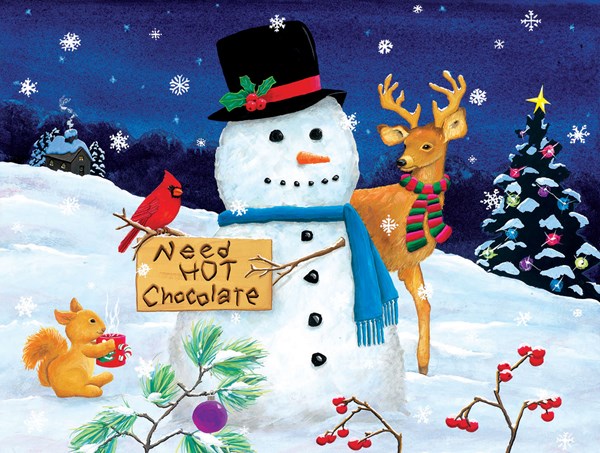 SunsOut (32716) - Kathy Kehoe Bambeck: "Need Hot Chocolate" - 300 brikker puslespil