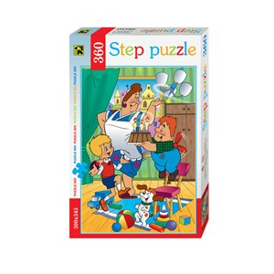 Step Puzzle (73005) - "Karlsson-on-the-Roof" - 360 brikker puslespil