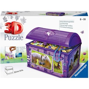 Ravensburger (11173) - "Treasure Chest, Horses" - 216 brikker puslespil