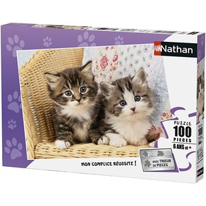 Nathan (86766) - "Kitten" - 100 brikker puslespil