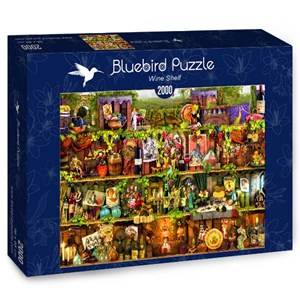 Bluebird Puzzle (70142) - Aimee Stewart: "Wine Shelf" - 2000 brikker puslespil