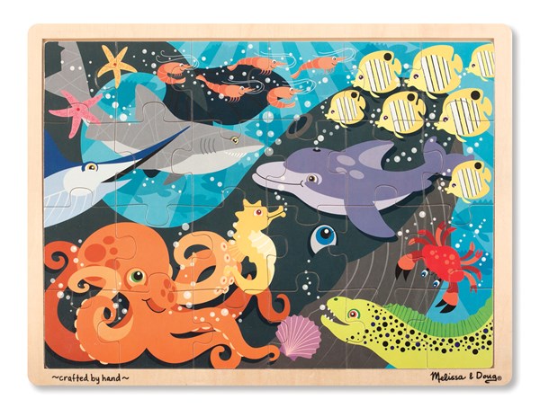 Melissa and Doug (9072) - "Under the Sea" - 24 brikker puslespil