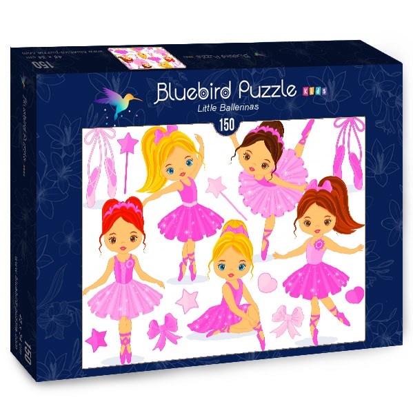 Bluebird Puzzle (70403) - "Little Ballerinas" - 150 brikker puslespil