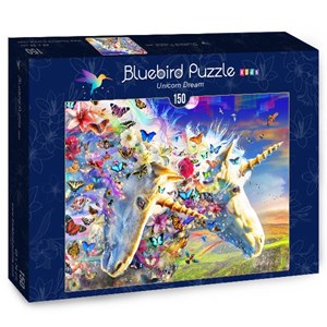 Bluebird Puzzle (70397) - Adrian Chesterman: "Unicorn Dream" - 150 brikker puslespil