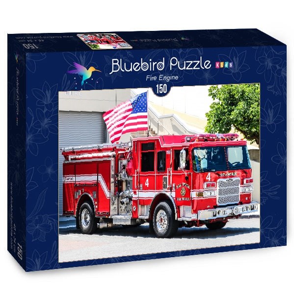 Bluebird Puzzle (70402) - "Fire Engine" - 150 brikker puslespil