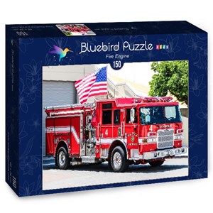 Bluebird Puzzle (70402) - "Fire Engine" - 150 brikker puslespil