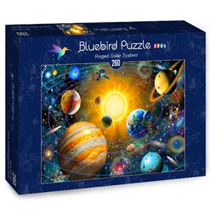 Bluebird Puzzle (70383) - Adrian Chesterman: "Ringed Solar System" - 260 brikker puslespil