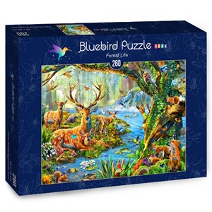 Bluebird Puzzle (70385) - Adrian Chesterman: "Forest Life" - 260 brikker puslespil