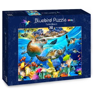 Bluebird Puzzle (70372) - Howard Robinson: "Turtle Beach" - 260 brikker puslespil