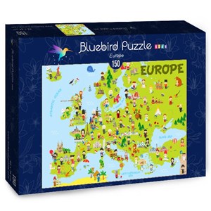 Bluebird Puzzle (70380) - "Europe" - 150 brikker puslespil