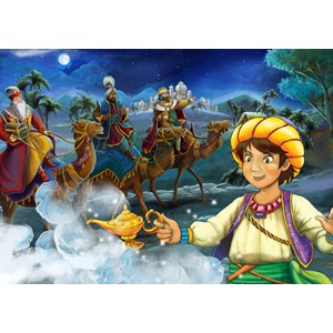 Bluebird Puzzle (70348) - Maciej Es: "Aladdin" - 100 brikker puslespil