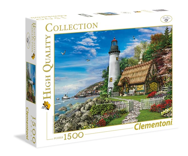 Clementoni (31673) - Dominic Davison: "Romantic Lighthouse" - 1500 brikker puslespil