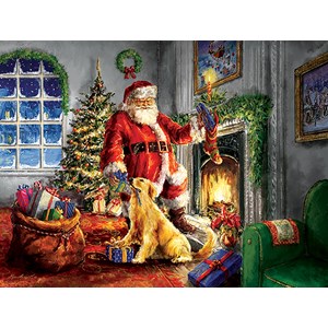 SunsOut (60620) - Marcello Conti: "Helping Santa" - 300 brikker puslespil
