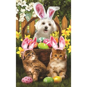 SunsOut (28849) - Tom Wood: "Easter Bunny in Training" - 300 brikker puslespil