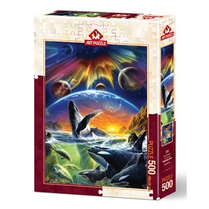 Art Puzzle (5085) - "Orka Universe" - 500 brikker puslespil