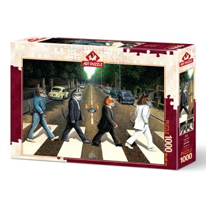 Art Puzzle (5193) - "Cat Road" - 1000 brikker puslespil