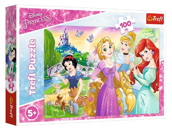 Trefl (16393) - "Disney Princess" - 100 brikker puslespil